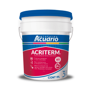 Pinturas Acuario Impermeabilizante Acriterm 3 años