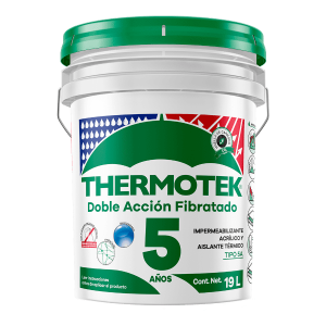 Thermotek Impermeabilizante 5 Años Fibratado + 1 galón de regalo